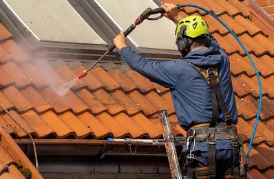 Démoussage et hydrofuge de toiture à Béhoust